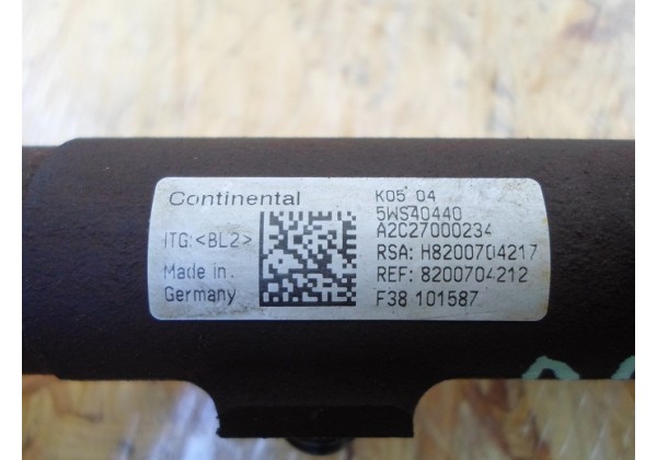 паливна рампа Renault Duster, Megane III, Scenic III, Laguna III, Kangoo II 1.5 dci, K9K, 5WS40440, H8200704217, 8200704212